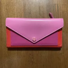 【COLE HAAN 】コールハーンピンクレッド長財布ウォレット
