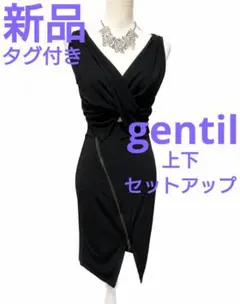 社交ダンス練習着パーティラテン。新品タグ付きgentil上下セットアップドレス