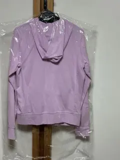 薄紫 フルジップ フード付きパーカーユニクロクリーニング済みです