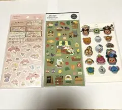 マイメロディ ディズニー ツムツム シールセレクション シール 3点セット