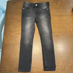 H＆M スキニーデニム　ブラック　110-120 5-6y