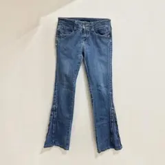 CAMEL ROAD キャメルロード レディース デニムパンツ ジッパーデザインのサムネイル