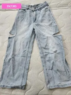 ラブトキシック　デニムパンツ　ダメージ　130