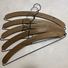 La douceur d'arbre 木製衣類ハンガー 5本セット