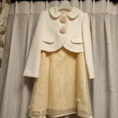 女の子ボレロ付きフォーマルワンピース