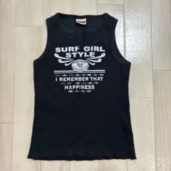 TAHCHEE ブラック　プリント　タンクトップ　Mのサムネイル
