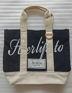 Herlipto HLT mini tote ブラック ミニトートバッ - メルカリ