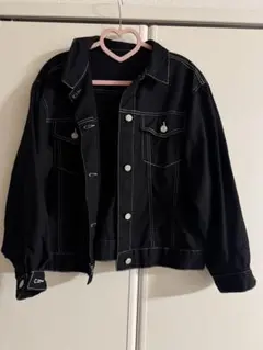 黒いデニムジャケット サイズF