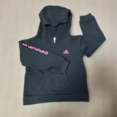 adidas フード付きパーカー 120 黒
