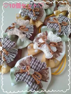 ♡秋風クマちゃんトリミングチョーカー♡