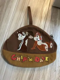 チップとデール ポーチ　どんぐり