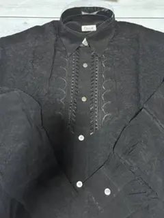 服*ー様 ficce YOSHIYUKI KONISHI 刺繍 長袖シャツシワ加のサムネイル