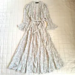 POLO Ralph Lauren ワンピース 花柄　カシュクール　マキシ丈