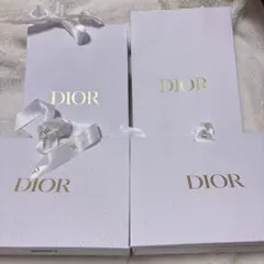 Dior ショップ袋 2枚セット、ボックス2つ付き