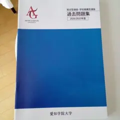 愛知学院大学　2025 2026 総合型選抜過去問題集　入試問題集　過去問