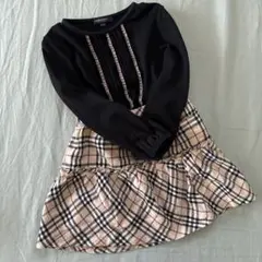 Burberry チェック柄2点セット　110cm