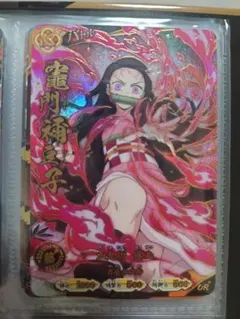 鬼滅の刃 日輪バトルスラッシュ 竈門禰豆子 UR パラレル 極美品 ③