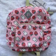 【新品未使用】ミッフィー♡いちご♡りんご♡ピンク♡幼児リュック