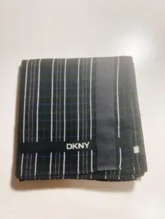 DKNY ハンカチ ストライプ柄 ブラックのサムネイル