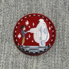 ディズニー刺繍缶バッジ ベイマックス