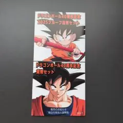 【レア品】ドラゴンボール40周年記念　2025貨幣セット　パンフレット