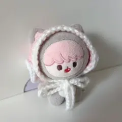 イヤーマフ ぬい服 10cm ウィッシュコア ピンク ①