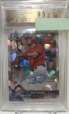 【BGS9.5 直筆サイン 100枚限定】2018 リース・ホスキンス RC