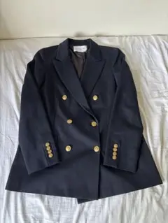 UNITED ARROWS ダブルテーラードジャケット　紺ブレ　金ボタン　金釦