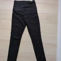 無印良品　ストレッチ　産後もはけるレギンスパンツ　Ｓ黒