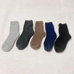 ❣️早い者勝ち❣️ 靴下 厚手 5足セット 防寒 カジュアルソックス