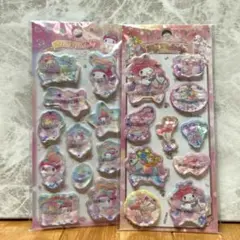訳あり　正規品　海外公式　サンリオ　マイメロ　ウォーターシール　立体シール