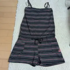 8月末最終処分 ストライプ柄キャミソールショートパンツ