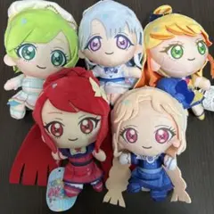 う*に様 ひみつのアイプリ ぬいぐるみ まとめ売り 五体セット