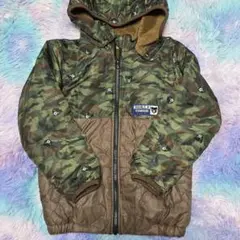 DOUBLE.B 迷彩柄 フード付き