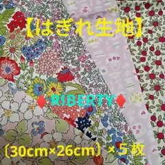 ✤はぎれ生地✤　〔リバティ〕はぎれ【５枚セット】（チ）