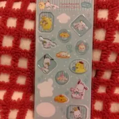 Sanrioキャラクター すりガラス風シール おすそわけ