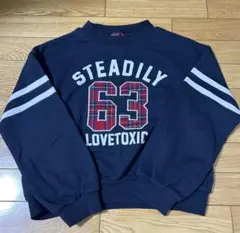 子供服 ラブトキ Lovetoxic Lサイズ 冬服トレーナー スウェット