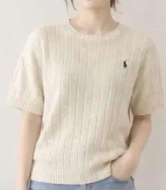 つ*も様 人気カラー❗️ラルフローレン♡ユニセックスS 半袖スウェット　ベージュ つ*も様 人気カラー❗️ラルフローレン♡ユニセックスS 半袖スウェット