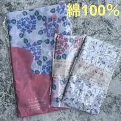 バスタオル てぬぐい やわらかい ガーゼ セット【綿100％】 ねこ あじさい