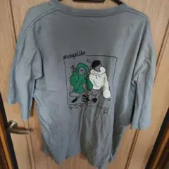 ZIP FIVE #snaplike バックプリント Tシャツ Lサイズのサムネイル