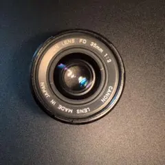 Canon LENS FD 35mm 1:2 単焦点レンズのサムネイル