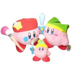星のカービィぬいぐるみ コピー能力セレクション アーティスト ソード 3点