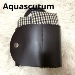 Aquascutum アクアスキュータム　エコバッグ　トートバッグ　折りたたみ