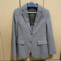 チェック柄 テーラードジャケット