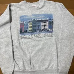 グレー プリントスウェット