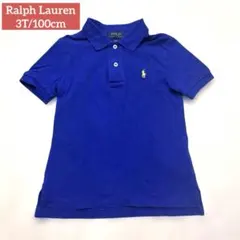Polo Ralph Lauren 半袖ポロシャツ 3T/100 青
