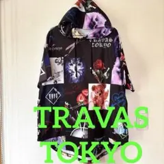 本日限定価格　希少　トラバストーキョー 半袖 パーカー 総柄 くま ビックのサムネイル