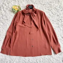 極美品 25年♡セオリーリュクス ワイドボウタイブラウス 2way 38 