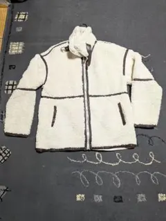 アイボリー ボアジャケット