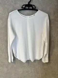 UNIQLO ホワイト 長袖シャツ S